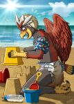 3_toes 5_fingers abdl absurd_res accipitrid accipitriform adult_baby ageplay alphabet_block_print animal_feet anthro arm_floatie armwear artist_logo artist_name avian avian_feet baby_bottle back_wings beach beachside beak bird black_claws black_finger_claws black_talons black_toe_claws blue_arm_floatie blue_armwear blue_cere blue_clothing blue_diaper_frill blue_frill blue_tail blue_tail_feathers blue_tail_tips blush blush_lines bodily_fluids bottle braviary bucket bulging_diaper cere_(anatomy) claws clear_sky clothed clothing cloud colored container detailed_background diaper diaper_bulge diaper_fetish diaper_use digital_drawing_(artwork) digital_media_(artwork) eagle emanata excited eyebrow_through_hair eyebrows fan_character fan_tail feather_hair feathered_crest feathered_wings feathers feces feet feral finger_claws fingers furgonomic_diaper furgonomics generation_5_pokemon genital_fluids glistening glistening_eyes goodboyliger grey_arms grey_body grey_face grey_feathers grey_legs hair hallux happy head_crest hi_res holding_bucket holding_container holding_object huge_filesize humanoid_hands infantilism light light_beam logo male milk milk_bottle milk_container multicolored_body multicolored_feathers multicolored_tail multicolored_tail_feathers nado_soarian nintendo open_beak open_mouth open_smile pokeball pokeball_clothing pokeball_print pokemon pokemon_(species) pokemorph proud pseudo_hair red_arms red_back red_body red_feathered_crest red_feathers red_tail red_tail_feathers red_wings roleplay sand sand_castle sculpture scuted_arms scuted_feet scuted_hands scuted_legs scutes sea seafoam_(water) shadow shovel sky skyscape smile soiled_diaper solo sparkles summer sun sunbeam sunlight swollen_diaper tail tail_feathers talon_hands talons tan_feather_hair text toe_claws toes tools translucent translucent_hair unclean_diaper urine used_diaper water wave wearing_diaper wet_diaper white_feathered_crest wings yellow_arms yellow_beak yellow_eyes yellow_feet yellow_hands yellow_legs yellow_tail yellow_tail_feathers