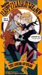  1boy 1girl arms_around_neck black_nails black_suit blonde_hair breasts brown_hair cleavage closed_mouth commentary cosplay couple dress earrings english_commentary feet_out_of_frame full_body hair_between_eyes hetero jack_skellington jack_skellington_(cosplay) jewelry link long_dress long_hair looking_at_another manodemarina medium_breasts nail_polish pants patchwork_clothes patchwork_skin pinstripe_jacket pinstripe_pants pinstripe_pattern pinstripe_suit pointy_ears princess_zelda sally_(nbc) sally_(nbc)_(cosplay) scar scar_on_face short_hair short_sleeves smile sparkle suit the_legend_of_zelda the_legend_of_zelda:_twilight_princess the_nightmare_before_christmas torn_clothes torn_sleeves 