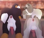 animal_genitalia animal_penis animated anthro anus artist_name backsack balls bar bent_over bernese_mountain_dog black_body black_fur black_nose bodily_fluids bouncing_balls brown_body brown_fur butt canid canine canine_genitalia canine_penis canis countershade_butt countershading dipstick_tail domestic_dog duo erection fur genital_fluids genitals green_eyes hi_res hip_sway knot leaking_precum licking licking_lips looking_at_viewer looking_back loop lucas_(lucasreturns) male male/male mammal markings molosser mountain_dog multicolored_body multicolored_fur nude_anthro nude_male patreon penis pink_anus pink_penis precum presenting presenting_hindquarters purple_eyes raised_tail shaded shaking_butt short_playtime smile smiling_at_viewer swinging_penis swiss_mountain_dog tail tail_markings tan_body tan_fur text tongue tongue_out url virtyalfobo warm_colors white_body white_fur
