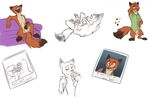  anthro balls canine cum cum_on_face disney fox male male/male mammal masturbation nick_wilde oral penis sheath skunkjunkie zootopia 