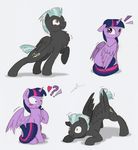  &lt;3 2014 cutie_mark duo equine female feral friendship_is_magic fur hair horn humor male mammal my_little_pony pegasus purple_hair ravenpuff thunderlane_(mlp) twilight_sparkle_(mlp) winged_unicorn wings 