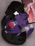  2_tails abdominal_bulge becky_(knightofroses) belly belly_inflation big_breasts black_body black_fur breasts canid canine cutaway duo echo_(wolffylegend) felid female female_penetrated feral feral_on_feral feral_penetrated feral_penetrating feral_penetrating_feral front_view fur genitals grey_body grey_fur hair hi_res inflation internal killthe_demon kissing knot knotted_penis long_hair lying male male/female male_penetrating male_penetrating_female mammal multi_tail narrowed_eyes nude on_back on_side penetration penile penile_penetration penis penis_in_vagina purple_body purple_fur purple_hair red_eyes sex spread_legs spreading tail tattoo uterus vaginal vaginal_penetration white_body white_fur womb_tattoo yellow_eyes 