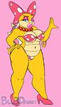  2015 big_breasts bikini blu3danny blue_eyes bow breasts butt camel_toe chubby claws cleavage clothed clothing dragon female high_heels hoops hybrid koopa koopalings lipstick mario_bros necklace nintendo reptile scalie shell swimsuit thick_lips thick_thighs turtle video_games voluptuous wendy_o_koopa wide_hips 