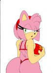  amy_rose anthro big_breasts bikini bra breasts butt clothed clothing dreamcastzx female hedgehog mammal skimpy solo sonic_(series) swimsuit underwear 
