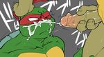  anthro cum cum_on_face duo humanoid_penis male male/male penis raphael_(tmnt) reptile scalie teenage_mutant_ninja_turtles turtle 