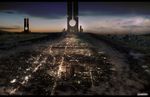  city_lights cityscape cloud dusk hill megastructure no_humans original scenery sky tokiti twilight twitter_username 