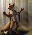  2015 anthro balls canine disney fox fur jakensitou looking_at_viewer male mammal nick_wilde nude solo zootopia 