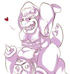  &lt;3 anthro armor armpit_hair arms_behind_head barely_contained bowser clothing glitter_trap_boy koopa looking_at_viewer male mario_bros monochrome nintendo open_mouth scalie solo speedo swimsuit teeth tongue video_games vpl 