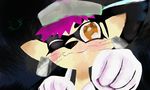  at black_hair callie_(splatoon) cat cephalopod clothing cosplay ear_piercing fangs feline female gloves hair hat inkling invalid_tag mammal marine naivintage nintendo piercing pointy_ears splatoon squid tentacle_hair tentacles video_games viewer whiskers 