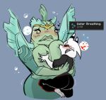 2025 2_horns 3_toes 4_fingers age_difference anthro anthro_on_anthro areola atlantean barefoot bent_arm bent_leg big_areola big_breasts big_butt biped black_clothing black_eyebrows black_heart black_shirt black_topwear blue_background blush blush_lines blushing_profusely bodily_fluids bottomwear bovid breast_grab breast_play breast_suck breasts bubble butt caprine clothed clothed_anthro clothed_male clothing crown digital_drawing_(artwork) digital_media_(artwork) dress duo english_text eyebrows eyelashes feet female fingers fish floppy_ears fully_clothed fully_clothed_anthro fully_clothed_male fur glistening glistening_bubble glistening_eyes goat gr3en_be4n green_areola green_body green_breasts green_clothing green_dress green_heart green_lips green_nipples half-closed_eyes hand_on_another's_breast hand_on_breast hands_on_another's_back hands_on_back headgear heart_symbol hearts_around_head horn huge_areola huge_breasts humanoid_hands image_comics interspecies invincible_(image_comics) iris larger_female light_body light_fur lips long_eyelashes looking_aside looking_pleasured male male/female mammal marine mature_anthro mature_female membrane_(anatomy) monotone_background motion_lines motion_outline multicolored_bottomwear multicolored_clothing multicolored_horn narrowed_eyes nipples no_pupils non-mammal_breasts non-mammal_nipples number older_female on_one_leg pants partially_clothed partially_clothed_anthro partially_clothed_female pink_blush plantigrade queen_aquaria red_heart red_sclera shirt simple_background size_difference smaller_male snout standing sucking sweat sweatdrop tan_sclera text text_box thick_lips three-quarter_view toes topwear two_tone_bottomwear two_tone_clothing two_tone_horn two_tone_pants webbed_hands white_body white_ears white_fur white_text wide_hipped_anthro wide_hipped_female wide_hips younger_male