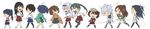  akagi_(kantai_collection) amagi_(kantai_collection) asymmetrical_hair bare_shoulders betchan black_hair blue_hair braid brown_hair closed_eyes commentary_request flower hair_flower hair_ornament hairband highres hiryuu_(kantai_collection) houshou_(kantai_collection) japanese_clothes kaga_(kantai_collection) kantai_collection katsuragi_(kantai_collection) long_hair long_image looking_at_another looking_back messy_hair midriff miniskirt multiple_girls nose_bubble ponytail rope_train ryuujou_(kantai_collection) short_hair short_twintails shoukaku_(kantai_collection) side_ponytail silver_hair simple_background single_braid skirt sleeping sleepwalking souryuu_(kantai_collection) twintails unryuu_(kantai_collection) very_long_hair walking wavy_hair white_background wide_image wide_sleeves zuikaku_(kantai_collection) 