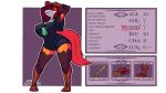  2019 alpha_channel anthro big_breasts biped black_fur boots bottomless breasts canid canine cassidy_(kobold_adventure) clothed clothing countershading cowboy_boots cowboy_hat digital_media_(artwork) english_text female footwear fox fur hair hat hi_res key kobold_adventure logo mammal model_sheet orange_fur pose quitetricky red_eyes red_hair shirt simple_background smile smirk smug solo standing story story_in_description t-shirt text translucent transparent_background video_games white_fur 