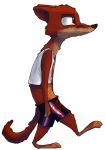  anthro clothed clothing disney duke_weaselton long-tailed male mammal mustelid simple_background solo weasel white_background zhan zootopia 
