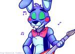  animatronic bow_tie eyes_closed five_nights_at_freddy&#039;s five_nights_at_freddy&#039;s_2 lagomorph machine male mammal mechanical rabbit robot toy-bonnie toy_bonnie_(fnaf) video_games 