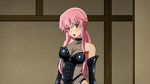  anime_coloring babydoll blush gasai_yuno mirai_nikki pink_eyes pink_hair red_lips solo yandere 