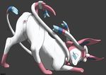  ass_up backlash91 butt digital_media_(artwork) eeveelution feral looking_at_viewer multi_nipple naughty_face nintendo nipples pok&eacute;mon presenting presenting_hindquarters pussy quadruped raised_tail signature sylveon video_games 