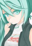  flat_color gaixas1 goodsmile_racing green_eyes green_hair hatsune_miku highres simple_background solo upper_body vocaloid white_background 