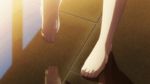  animated animated_gif bare_legs barefoot feet floor hanasaku_iroha soap toes wakura_yuina wet 
