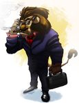  anthro disney feline greevixor lion male mammal solo zootopia 