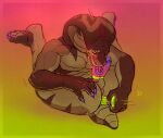  2023 2_penises accessory anal anal_penetration animal_genitalia animal_penis anthro autofellatio blush brown_body brown_skin butt butt_grab claws cobra cock_ring dildo dildo_in_ass dildo_insertion elapid_(snake) eyebrows eyes_closed facial_scales featureless_chest fellatio flexible forked_tongue genital_slit genitals gradient_background gradient_penis green_background hand_on_butt hemipenes hi_res interkos jewelry joan_(najaside) king_cobra male markings masturbation motion_lines multi_genitalia multi_penis muscular muscular_anthro object_in_ass oral oral_masturbation penetration penile penile_masturbation penis penis_accessory penis_jewelry pink_background pink_penis plantigrade purple_claws purple_penis_tip reptile scale_eyebrows scales scalie scaly_tail sex sex_toy sex_toy_in_ass sex_toy_insertion short_tail simple_background snake solo striped_markings stripes tail tan_body tan_scales tan_skin thrust_lines tongue tongue_out tongue_out_fellatio trans_(lore) trans_woman_(lore) ventral_scales wet wet_penis 