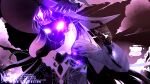  alternate_costume armor armpits asymmetrical_clothes asymmetrical_gloves asymmetrical_sleeves choker cloud detached_sleeves fantasy flat_chest gauntlets gloves glowing glowing_eyes happy hat heterochromia highres hololive hololive_english long_hair mountain multicolored_hair ninomae_ina'nis noob_noobington pixel_art pointy_ears purple_eyes single_gauntlet sky snapping_fingers takodachi_(ninomae_ina'nis) tears witch_hat 
