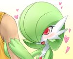  bad_id bad_pixiv_id blush gardevoir gen_3_pokemon heart nme pokemon pokemon_(creature) smile solo_focus 