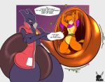  absurd_res anthro buizel clothing crossed_arms duo english_text foxynoms fur generation_1_pokemon generation_4_pokemon generation_6_pokemon hi_res legendary_pokemon male mammal mewtwo nintendo orange_body orange_fur pokemon pokemon_(species) pokken_tournament shadow_mewtwo shadow_pokemon simple_background tail tail_fetish tail_play tail_vore text topwear unusual_anatomy unusual_tail unusual_vore vore 