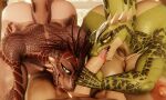 2026 5:3 absurd_res anthro argonian ball_suck balls bethesda_game_studios big_penis both_sexes_in_same_situation breasts brother_(lore) brother_and_sister_(lore) claws collaborative collaborative_fellatio collaborative_oral collaborative_sex deeja digital_media_(artwork) erection fellatio female genitals grimace group hi_res holding_penis horn humanoid_genitalia humanoid_penis incest_(lore) jaree-ra looking_at_another male male/female male/male mammal microsoft nude oral penile penis reptile roroboros scales scalie sex sibling_(lore) sister_(lore) skyrim smile sucking tail the_elder_scrolls trio widescreen