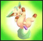  absurd_res anal anal_penetration black_border border bunhideout dildo dildo_in_ass dildo_insertion eeveelution feral generation_4_pokemon hi_res leafeon male nintendo object_in_ass penetration pokemon pokemon_(species) sex_toy sex_toy_in_ass sex_toy_insertion solo 