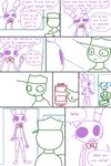  animatronic bonnie_(fnaf) comic english_text five_nights_at_freddy&#039;s human lagomorph machine mammal mechanical mike_schmidt rabbit robot text the_weaver video_games 