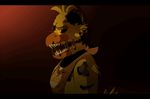  animated animatronic avian bird chicken female five_nights_at_freddy&#039;s five_nights_at_freddy&#039;s_4 glowing glowing_eyes machine mammal mechanical nightmare_chica_(fnaf) nightmare_cupcake_(fnaf) robot sharp_teeth teeth thehobbyhorse video_games 