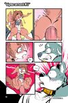 2024 2:3 anal anal_penetration animal_genitalia animal_penis anthro anus big_penis blue_eyes blush bottomless brown_body brown_fur canid canine canine_genitalia canine_penis canis claws clothed clothing collar collar_tag colored comic cuffs_(clothing) dialogue digital_drawing_(artwork) digital_media_(artwork) domestic_dog duo ellipsis english_text eurasian_red_squirrel fucked_silly fur genitals grey_body grey_fur hi_res kiaun male male/male male_penetrated male_penetrating male_penetrating_male mammal moan penetration penile penile_penetration penis penis_in_ass pink_penis rodent sciurid sex shaded signature size_difference small_penis speech_bubble tapering_penis teeth text toe_claws tree_squirrel url white_body white_fur