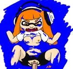  clothing headphones ink inkling lying missionary_position n&lt;3 nintendo nipples on_back penis pussy sex splatoon torn_clothing trapped video_games 