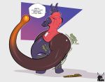  absurd_res anthro buizel clothing crossed_arms duo english_text foxynoms generation_1_pokemon generation_4_pokemon generation_6_pokemon hi_res legendary_pokemon male mammal mewtwo mythology nintendo pokemon pokemon_(species) pokken_tournament shadow_mewtwo shadow_pokemon simple_background tail tail_bulge tail_fetish tail_play tail_vore text topwear unusual_anatomy unusual_tail unusual_vore vore 