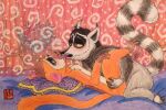 all_hail_king_julien ambiguous_penetration anthro anthro_on_anthro blush clover_(madagascar) crowned_lemur curtains dreamworks duo eagle_position face_lick female female_anthro female_penetrated from_front_position hand_on_butt king_julien lemur licking looking_at_another looking_at_partner lying madagascar_(series) male male/female male_anthro male_penetrating male_penetrating_female mammal missionary_position nude_anthro on_back penetration pillow primate puku83 raised_tail ring-tailed_lemur sex slim strepsirrhine tail tongue