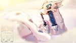  animal_focus blue_eyes blue_sclera bright_pupils chien-pao colored_sclera commentary fangs highres kompeito_fox no_humans outdoors pokemon pokemon_(creature) pokemon_focus snow snow_leopard solo symbol-only_commentary tail tusks white_fur white_pupils 