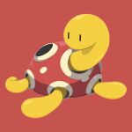  afuron black_eyes commentary_request full_body highres looking_down no_humans pokemon pokemon_(creature) pokemon_focus shell shuckle simple_background solo 
