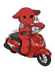 absurd_res anthro chiba-kun dayohiko domestic_cat felid feline felis hi_res honda male mammal mascot scooter simple_background solo tongue tongue_out white_background