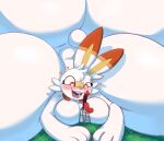 2025 absurd_res ambiguous_gender animal_humanoid anthro beepunz big_breasts big_butt blush blush_lines body_size_growth breasts buckteeth butt cephalopod cephalopod_humanoid clothed clothing digital_drawing_(artwork) digital_media_(artwork) dipstick_ears duo ear_markings expansion extreme_size_difference eyelashes facial_tuft female front_view fully_clothed generation_8_pokemon hair hat headgear headwear heart_eyes heart_symbol hi_res huge_breasts huge_butt humanoid hyper hyper_breasts hyper_butt ladder lagomorph larger_female leporid looking_at_another lying macro mammal marine marine_humanoid mollusk mollusk_humanoid multicolored_ears nintendo nude nude_female octin_(beepunz) on_front open_mouth open_smile orange_eyes pokemon pokemon_(species) rabbit red_body scorbunny short_tail size_difference size_transformation smaller_ambiguous smile tail teeth tongue transformation tuft white_body