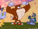  animated aosth biceps big_muscles canine fox grounder growth male mammal miles_prower muscle_growth muscles pecs scratch screencap sonic_(series) 