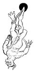  anal ask-a-deathclaw_(artist) cum deathclaw fallout frill impregnation knot male male_pregnancy multi_knot penis tentacles video_games 