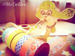  :d bike_shorts domino_mask ijhej_(mrdriller) image_sample inkling marker_(medium) mask monster_girl open_mouth paint_roller paper_child pen_(medium) photo pixiv_sample pointy_ears ribbon smile solo splatoon_(series) splatoon_1 traditional_media 