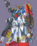  1970s_(style) 1980s_(style) aeug ball_and_chain_(weapon) beam_cannon beam_rifle chain character_name commentary_request emblem energy_gun funbolt gundam logo looking_at_viewer mecha mecha_focus missile mobile_suit no_humans original parody redesign retro_artstyle robot rocket science_fiction shield shoulder_cannon spiked_ball_and_chain style_parody super_robot v-fin weapon yellow_eyes zeta_gundam zeta_gundam_(mobile_suit) 