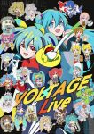  2boys 6+girls aqua_eyes aqua_hair bidoof black_hair black_sleeves blue_eyes blue_hair bug_miku_(project_voltage) commentary dark_miku_(project_voltage) detached_sleeves dragon_miku_(project_voltage) drill_hair electric_miku_(project_voltage) fairy_miku_(project_voltage) farfetch'd fighting_miku_(project_voltage) fire_miku_(project_voltage) flying_miku_(project_voltage) ghost_miku_(project_voltage) grass_miku_(project_voltage) ground_miku_(project_voltage) hair_between_eyes hair_ornament hatsune_miku holding holding_microphone holding_poke_ball ice_miku_(project_voltage) kagamine_len kagamine_rin kasane_teto latias latios long_hair megurine_luka microphone mimikyu mudkip multiple_boys multiple_girls nagiuo normal_miku_(project_voltage) open_mouth pink_hair poison_miku_(project_voltage) poke_ball pokemon pokemon_(creature) project_voltage psychic_miku_(project_voltage) red_eyes red_hair rock_miku_(project_voltage) steel_miku_(project_voltage) twin_drills twintails utau very_long_hair vocaloid water_miku_(project_voltage) 
