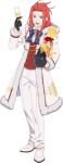  1boy artist_request black_gloves blue_bow blue_eyes bottle bow champagne_bottle champagne_flute christmas coat cup drinking_glass full_body fur_coat game_cg gloves highres holding holding_bottle holding_cup long_hair looking_at_viewer official_alternate_costume official_alternate_hairstyle official_art open_mouth pants red_hair red_suit shirt shoes smile solo standing suit tales_of_(series) tales_of_asteria tales_of_symphonia third-party_source transparent_background white_coat white_pants white_shirt white_shoes zelos_wilder zelos_wilder_(christmas) 