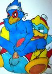  anal anal_penetration anthro anus avian balls bandanna barefoot beak bird blush bowserboy101 butt clothed clothing crossover cum erection falco_lombardi falcon feathers half-dressed king king_dedede kirby_(series) looking_down male male/male nintendo nipples nude on_top open_mouth orgasm overweight penetration penguin penis reverse_cowgirl_position royalty sex sitting smile spread_legs spreading squint star_fox video_games 