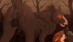 7_days_to_die absurd_res anal animal_genitalia animal_penis anthro anthro_on_feral anthro_rimming_feral anus balls bear bestiality black_balls bone brown_anus butt canid canine canine_genitalia canine_penis canis close-up dire_wolf_(7days2die) duo feral feral_rimmed fluffy genitals hi_res male male/male mammal mishka_(fishymishy) musk musky_anus musky_balls musky_butt musky_penis neck_tuft oral outside parooty penis presenting presenting_anus presenting_balls presenting_hindquarters rear_view red_eyes rimming scar sex sheath skull smile tuft undead wolf zombie