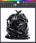  art_program_in_frame commentary english_commentary highres junbuug no_humans object_focus original simple_background still_life trash_bag white_background 