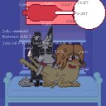 abdominal_bulge afghan_hound aged_up anthro bed bedroom bedroom_eyes bedroom_sex black_body black_fur blinds bluey_(series) bodily_fluids border_collie broken_pixel canid canine canis cervix collie cum cum_in_uterus cum_in_vagina cum_inside dialogue digital_media_(artwork) doggystyle dokapi domestic_dog duo female from_behind_position fur furniture genital_fluids genitals hair heart_eyes heart_symbol herding_dog hi_res hunting_dog indy_(bluey) inflation internal internal_vaginal mackenzie_(bluey) male male/female mammal messy messy_fur messy_hair moon name_in_dialogue narrowed_eyes pastoral_dog penetration penile penile_penetration penis penis_in_vagina pixel_(artwork) pixelated pixelated_background raised_leg red_eyes seductive sex shaded sheepdog shocked short_penis sighthound sound_effects text thick_penis uterus vaginal vaginal_penetration white_body white_fur window yellow_body yellow_fur
