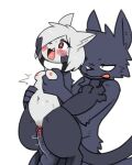 2024 4:5 absurd_res anthro anthro_on_anthro anthro_penetrated anthro_penetrating anthro_penetrating_anthro biped black_highlights blue_body blue_fur blush bodily_fluids breast_fondling breast_play breasts brown_eyes canid canine canis cheek_markings cheek_tuft chest_tuft curvy_figure digital_drawing_(artwork) digital_media_(artwork) digitigrade duo facial_markings facial_tuft fangs felid feline female female_penetrated fondling fur fur_tuft grey_body grey_fur hand_on_breast head_markings head_tuft hi_res highlights_(coloring) hip_tuft interspecies larger_anthro larger_male male male/female male_penetrating male_penetrating_female mammal markings multicolored_body multicolored_fur navel nifram_logan nude nude_anthro nude_female nude_male one_eye_obstructed open_mouth penetration pizademokttero plantigrade prodding sex side_view size_difference slim slim_anthro slim_male smaller_anthro smaller_female smaller_penetrated sweat teeth thick_thighs tongue_showing tuft two_tone_body two_tone_fur umbra_(defunctumbra) white_body white_fur wide_hipped_anthro wide_hipped_female wide_hips wolf